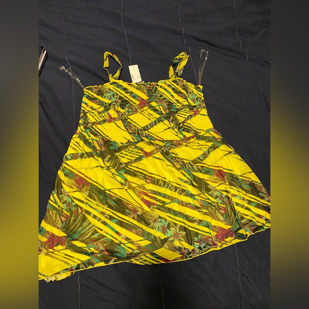 Plus Size Asymmetrical (strapless) top 1X